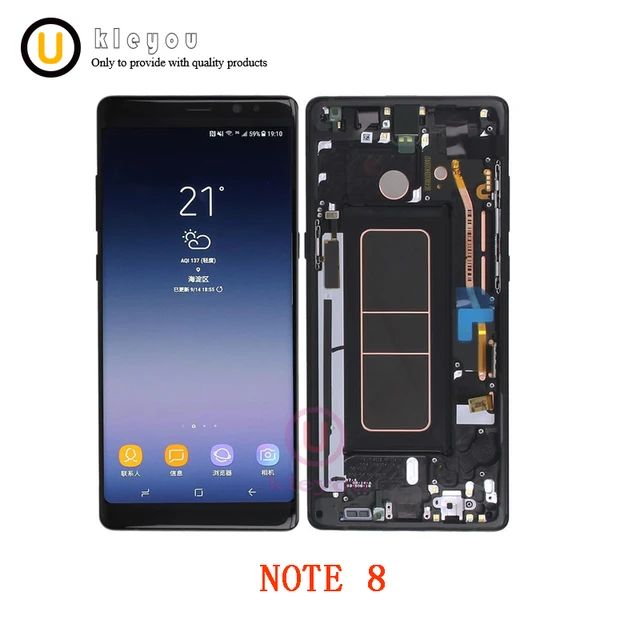 5 pcs For Samsung Galaxy Note 8 LCD Note8 Touch Screen